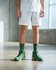 Gatorade Green Socks – Air Jordan 6 Retro NRG Inspired Mid-Calf Unisex Crew Socks