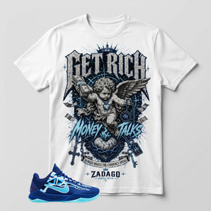 Get Rich Money Talk Graphic Tee - Shirt To Match Kobe 5 Protro X-Ray