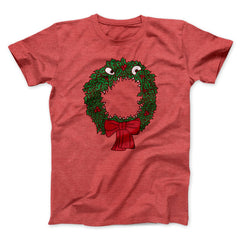 Christmas Nightmare Wreath Funny Movie Unisex T-Shirt Gift For Best Friends - Zadago