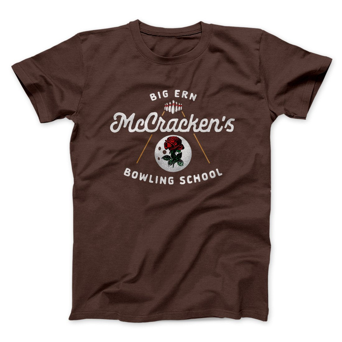 Big Ern McCracken's Bowling School Funny Movie Unisex T-Shirt Gift For Best Friends - Zadago