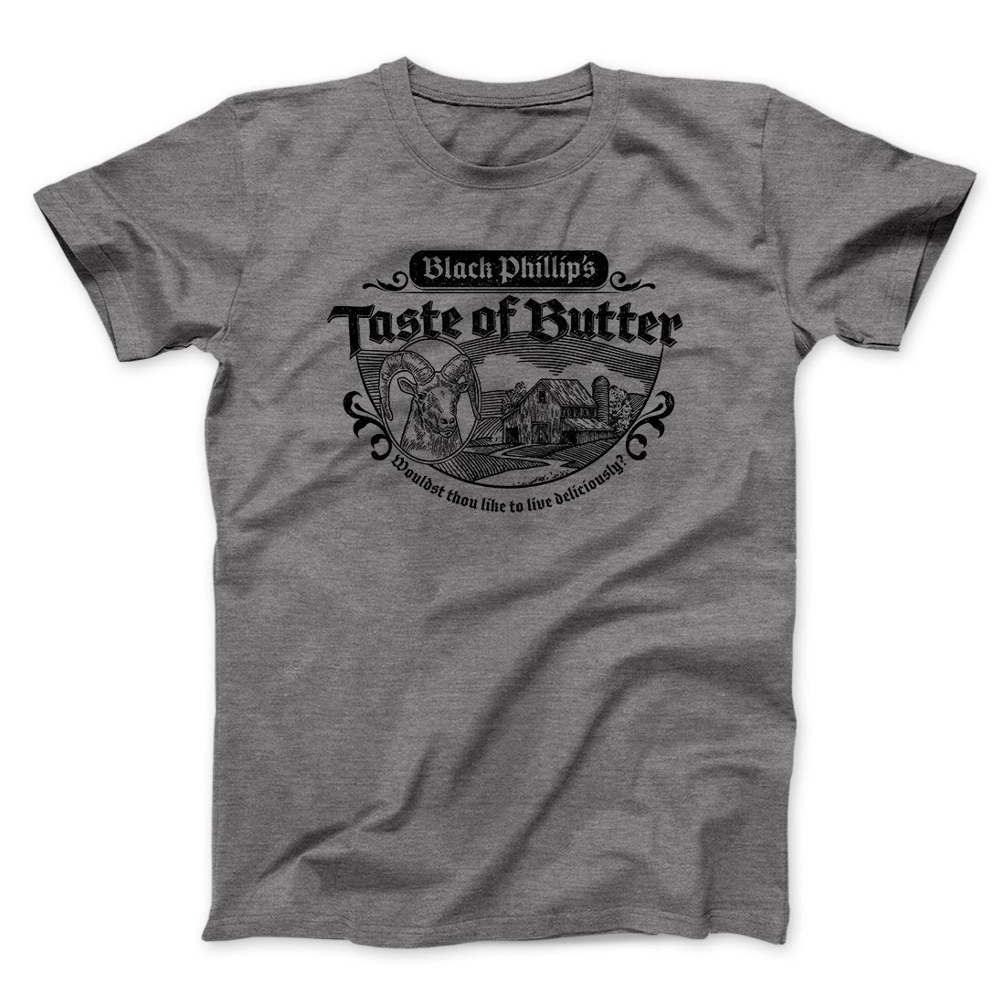 Black Phillip's Taste Of Butter Funny Movie Unisex T-Shirt Gift For Best Friends - Zadago
