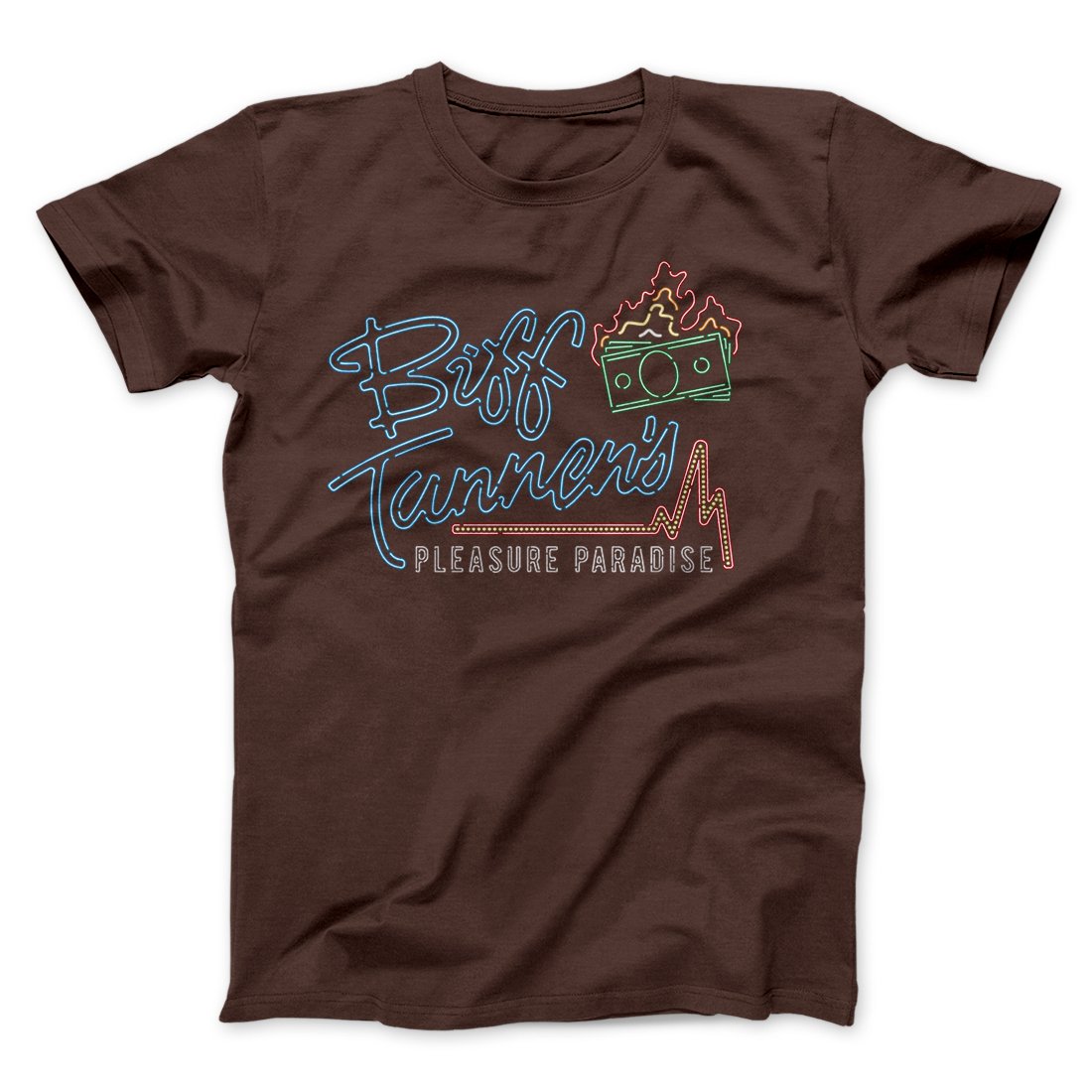 Biff Tannen's Pleasure Paradise Funny Movie Unisex T-Shirt Gift For Best Friends - Zadago