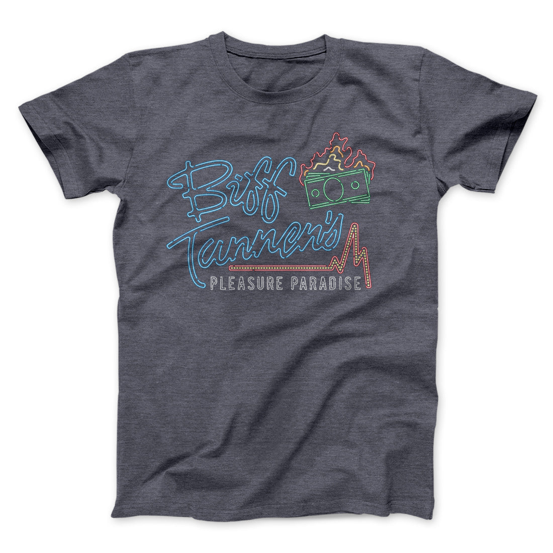 Biff Tannen's Pleasure Paradise Funny Movie Unisex T-Shirt Gift For Best Friends - Zadago