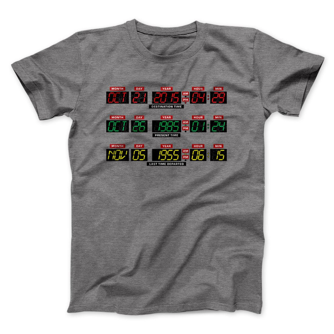 Time Machine Dashboard Funny Movie Unisex T-Shirt Present For Friends - Zadago