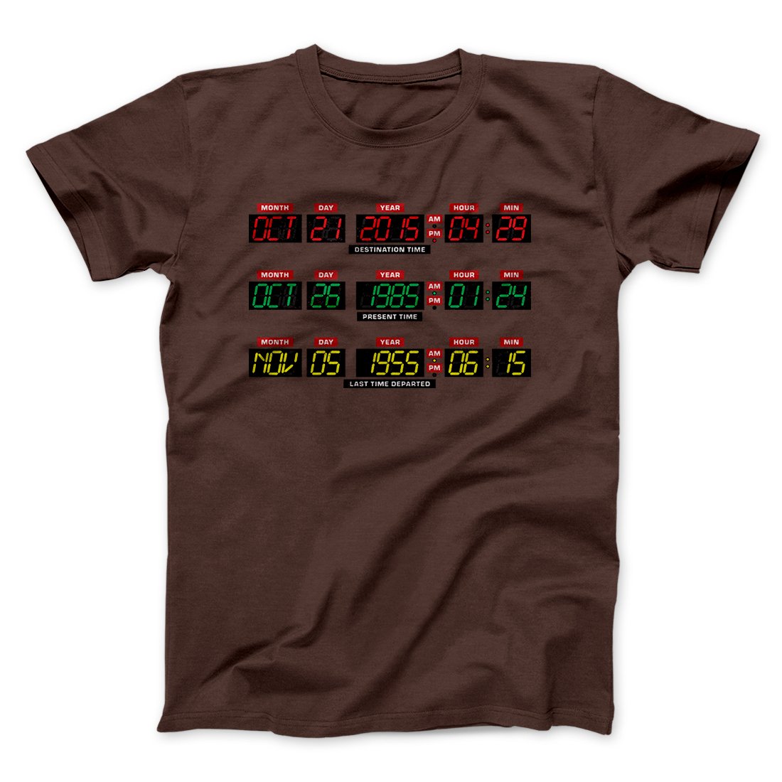 Time Machine Dashboard Funny Movie Unisex T-Shirt Present For Friends - Zadago