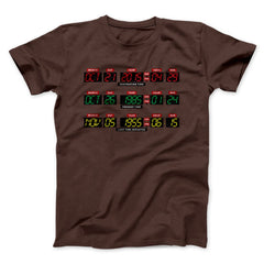 Time Machine Dashboard Funny Movie Unisex T-Shirt Present For Friends - Zadago