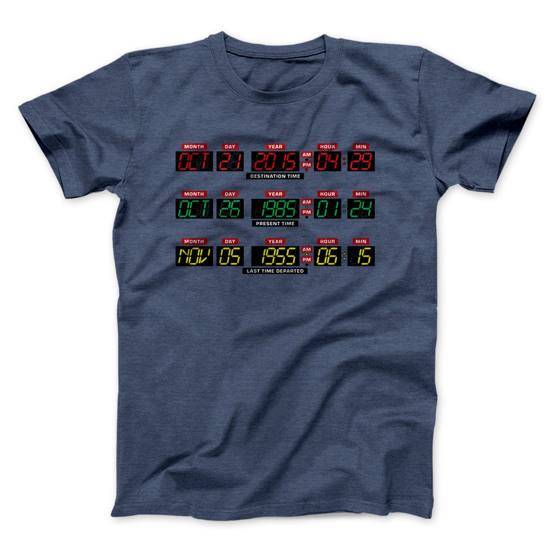 Time Machine Dashboard Funny Movie Unisex T-Shirt Present For Friends - Zadago