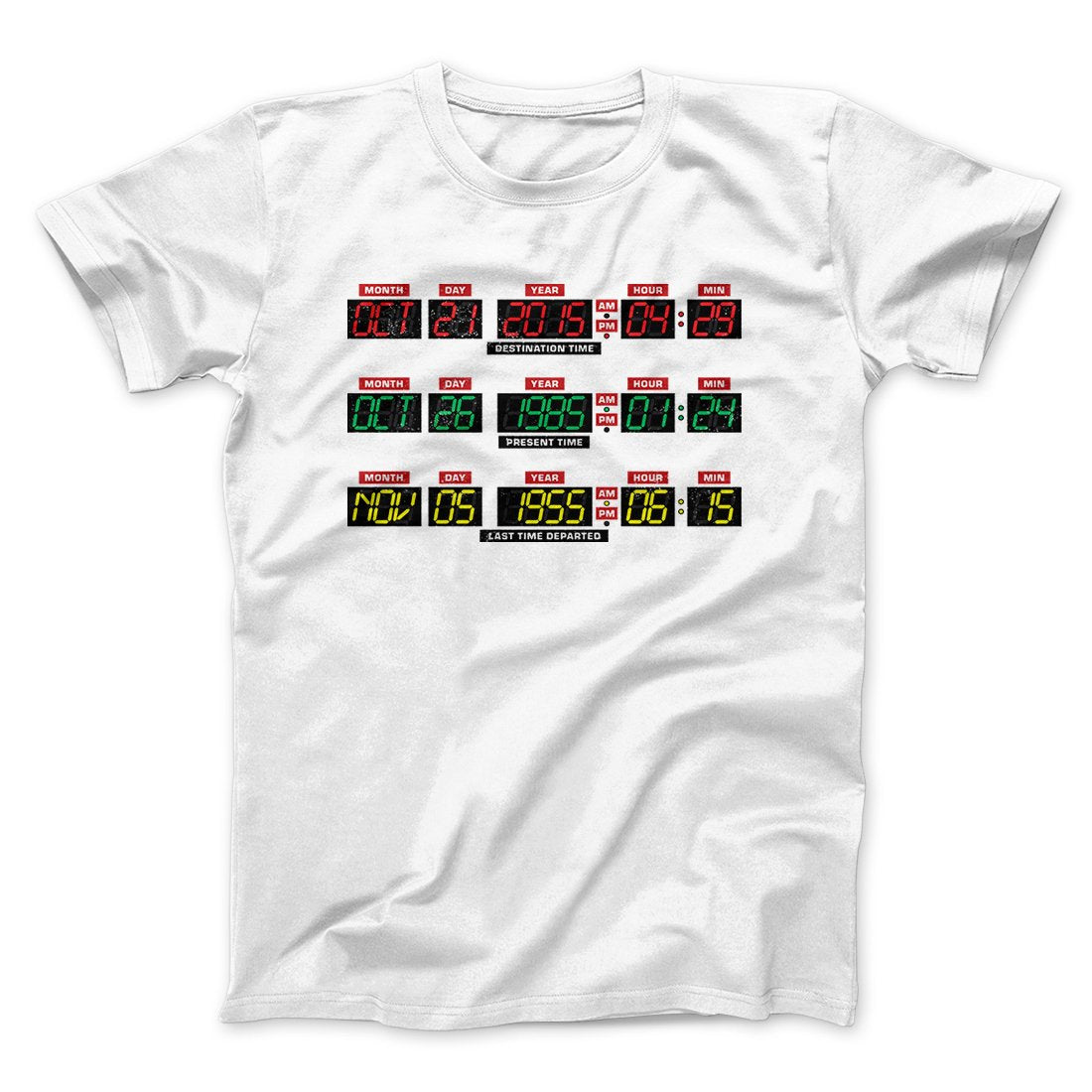 Time Machine Dashboard Funny Movie Unisex T-Shirt Present For Friends - Zadago