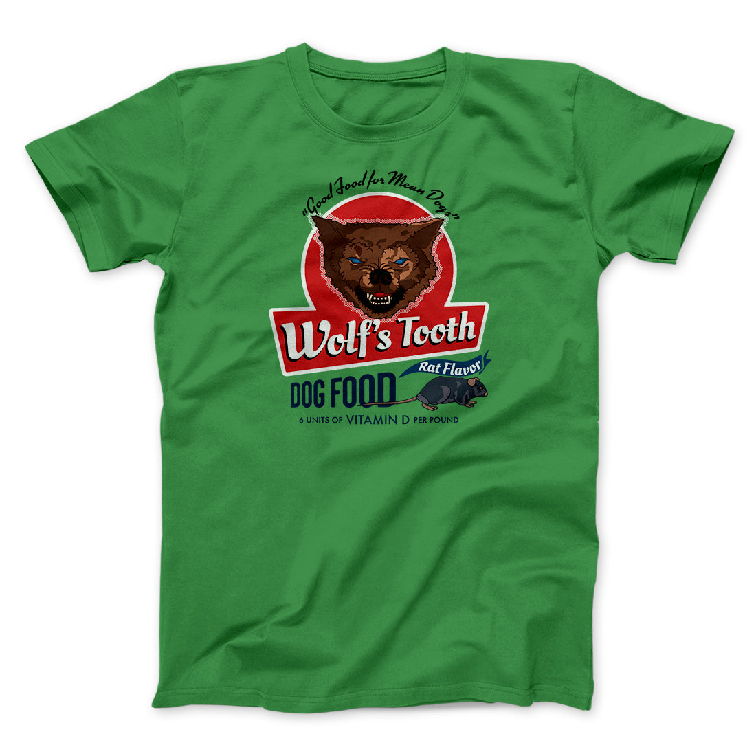Wolf's Tooth Dog Food Funny Movie Unisex T-Shirt Gift For Friends - Zadago