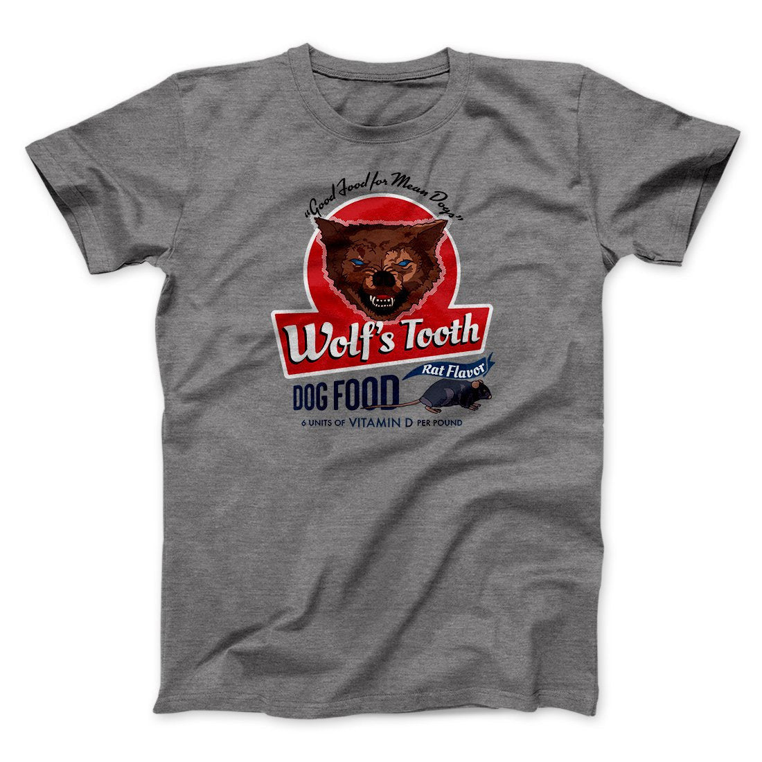 Wolf's Tooth Dog Food Funny Movie Unisex T-Shirt Gift For Friends - Zadago