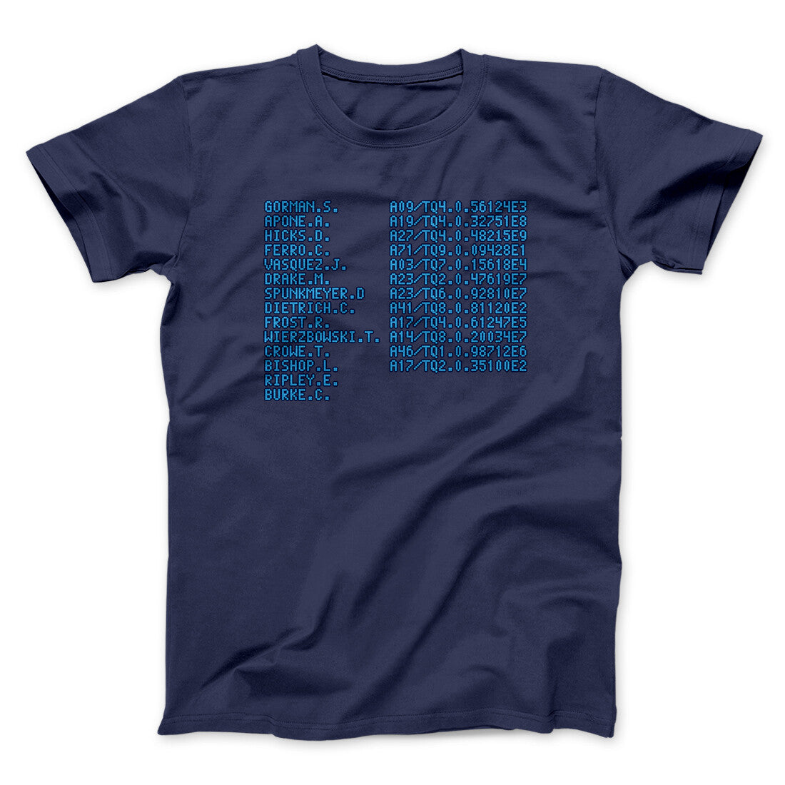 Uss Sulaco Crew List Unisex T-Shirt Gift For Friends - Zadago
