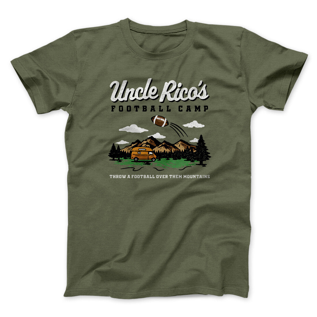 Uncle Rico's Football Camp Funny Movie Unisex T-Shirt Present For Friends - Zadago