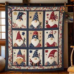 Flag Bearer Gnome WN2811009CL Quilt
