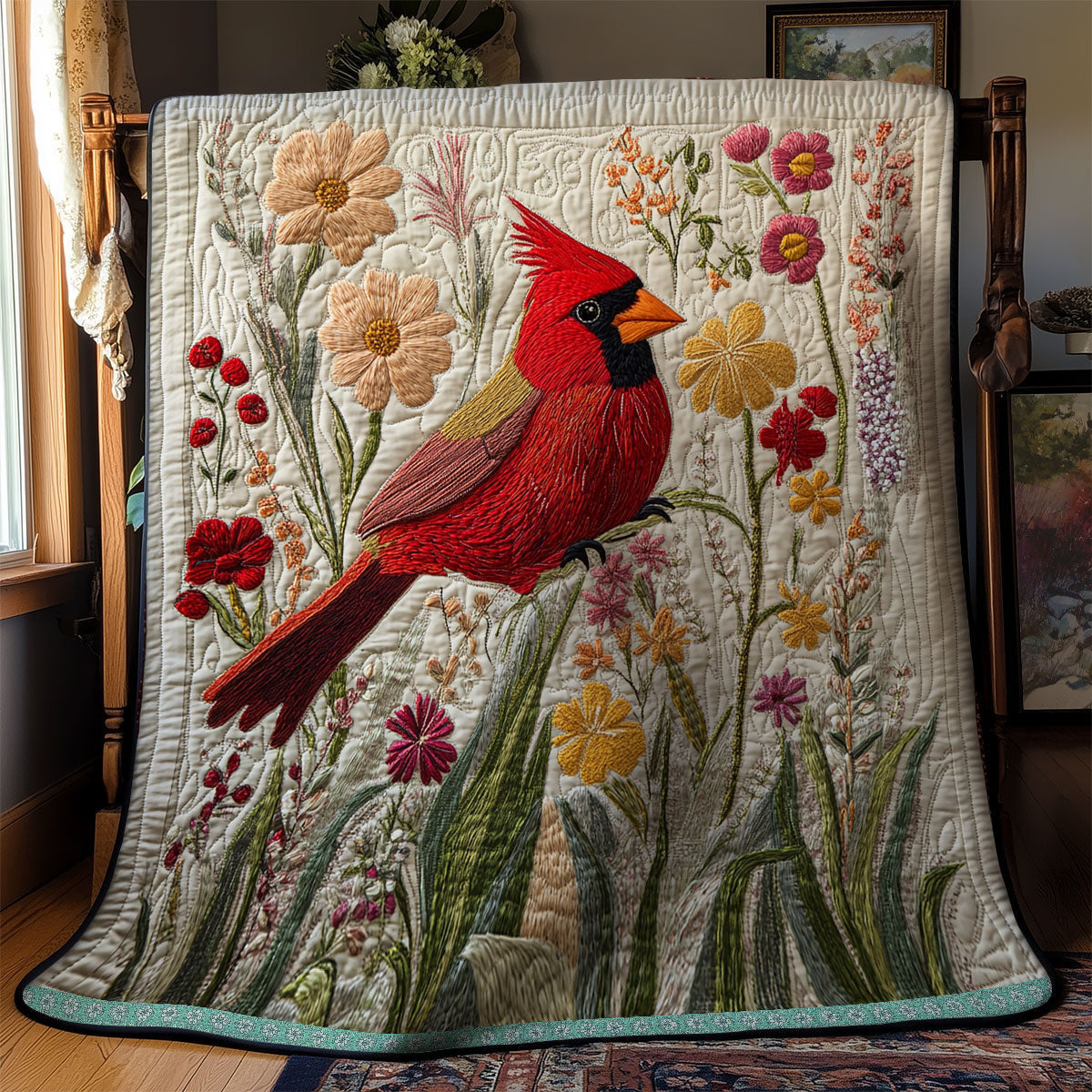 Cardinal Flower WX0412001CL Quilt