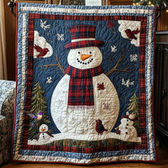 Adorable Snowman Christmas WP2811001CL Quilt
