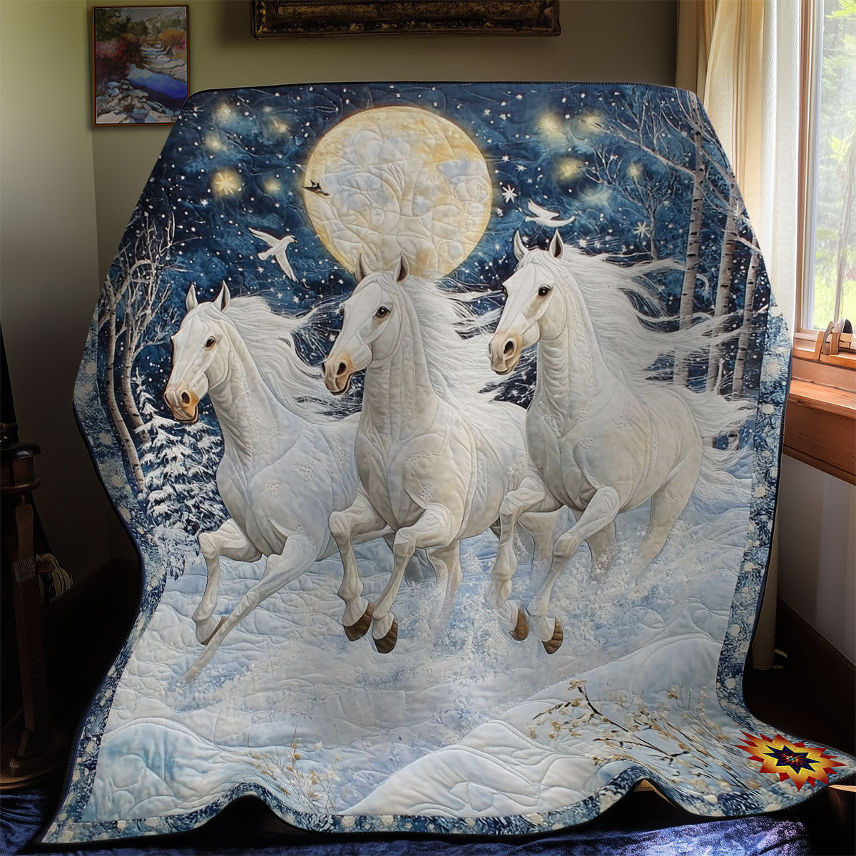 Snow Horse WY2711006CL Quilt