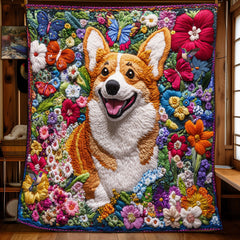 Dachshund Flower YR0312019CL Quilt