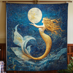 Dreamy Mermaid Moonlight WP2811022CL Quilt