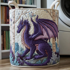 Dragon Forest Quilted Laundry Basket Dragon Woodland Hamper Beautiful Home Decor Finds For Her