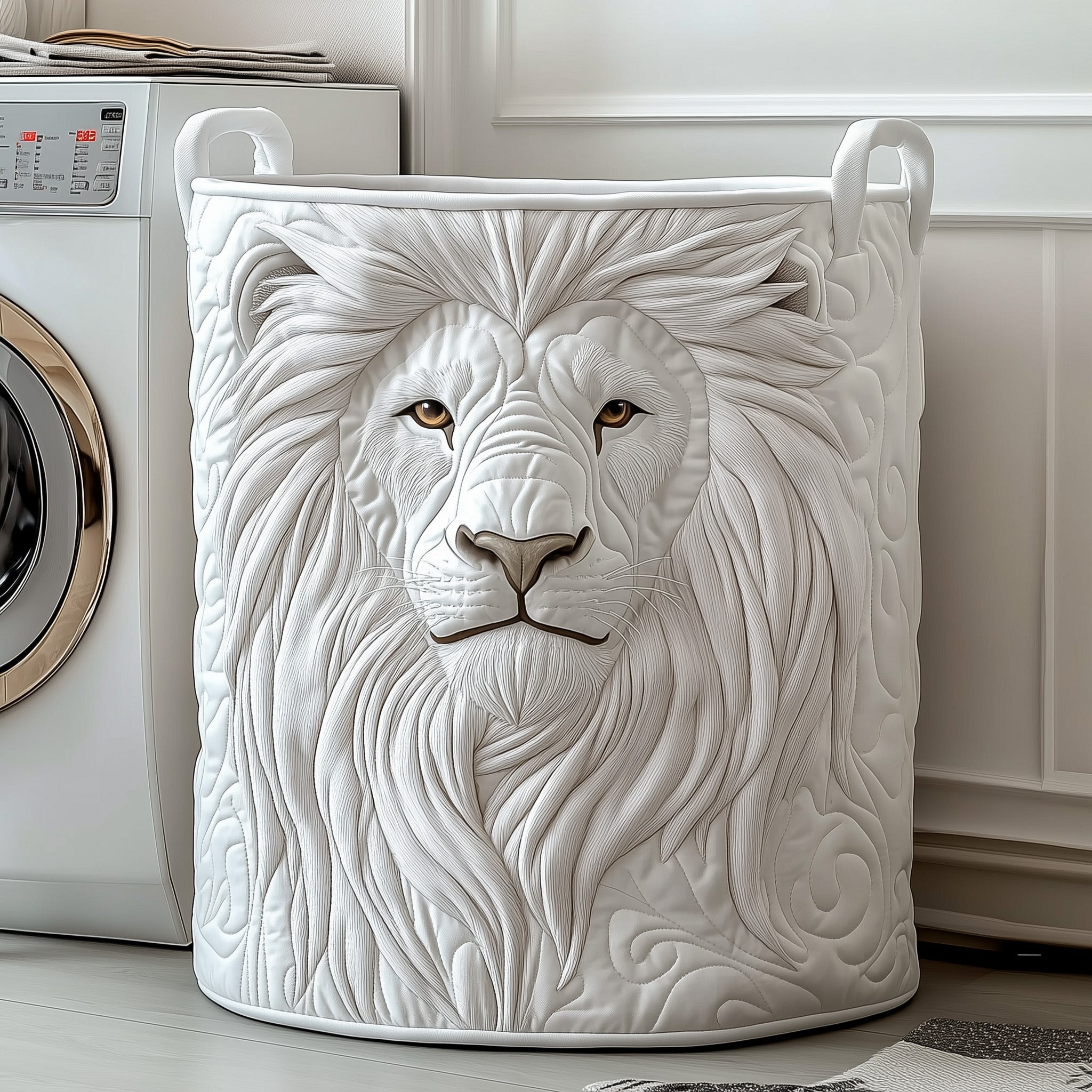Lion King Quilted Laundry Basket Lion Lover Clothes Hamper House Lover Gift Ideas