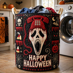 Spooky Halloween Quilted Laundry Basket Happy Halloween Laundry Hamper Home Gifts For Wife