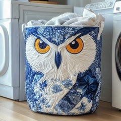 Wise Owl Quilted Laundry Basket Owl Lover Laundry Bin Gift For Grandma Home Decor