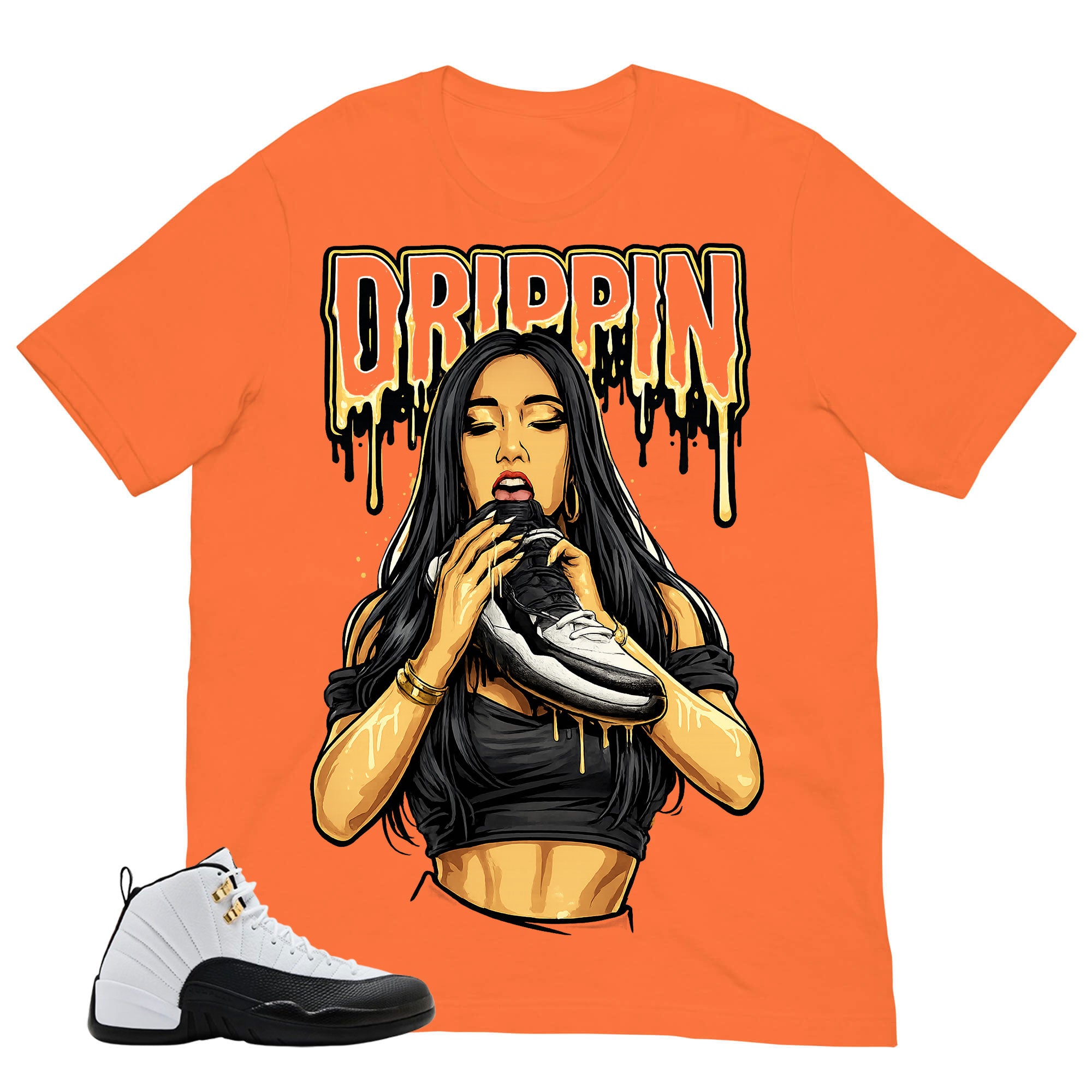 Dripping Girl Shirt - Match Air Jordan 12 'Taxi'