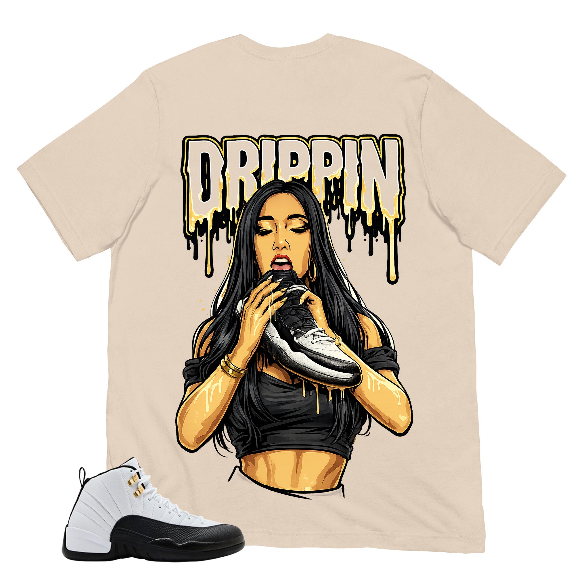 Dripping Girl Shirt - Match Air Jordan 12 'Taxi'
