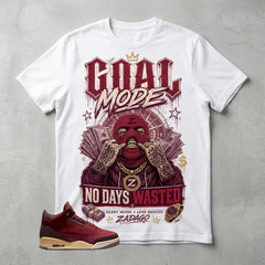 Goal Mode No Days Wasted Graphic Tee - Shirt To Match Air Jordan 3 Bin23