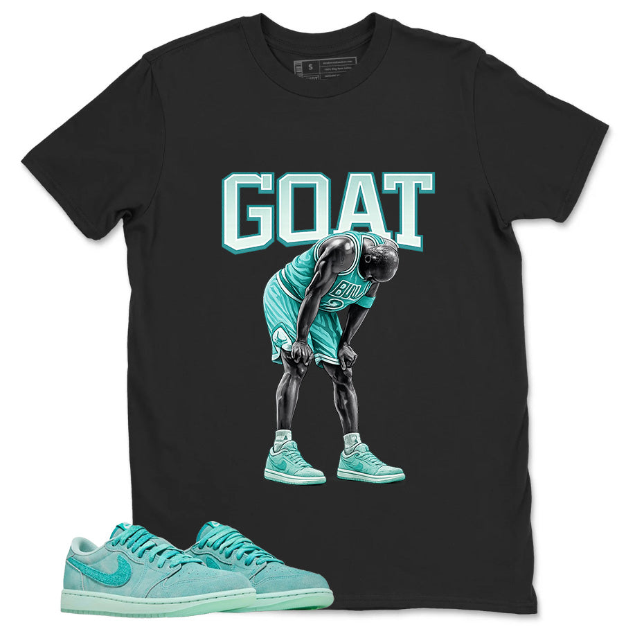 Real Girl Move In Silence Shirt - Match Womens Air Jordan 1 Washed Teal