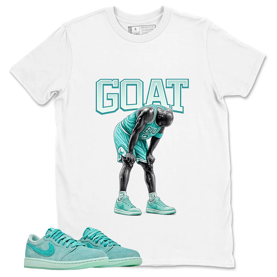 Real Girl Move In Silence Shirt - Match Womens Air Jordan 1 Washed Teal