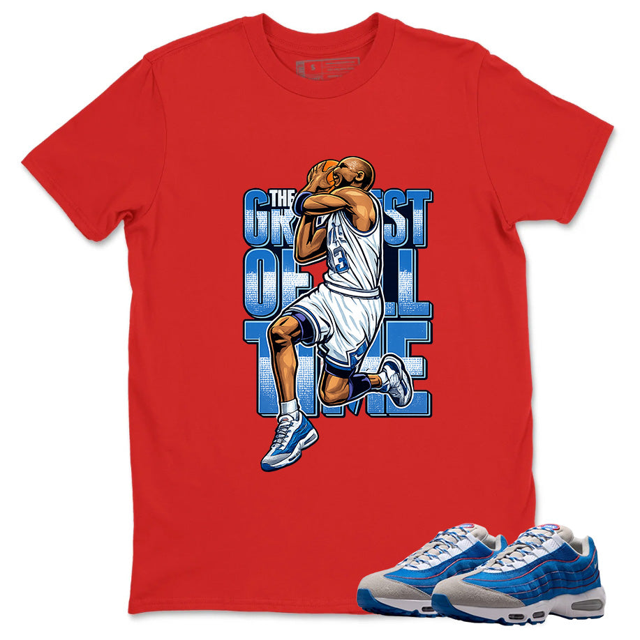 Goat Graphic Tee, Shirt to Match Air Max 95 Big Bubble Blue, Air Max 95 Big Bubble Blue Lawson Unisex Shirt