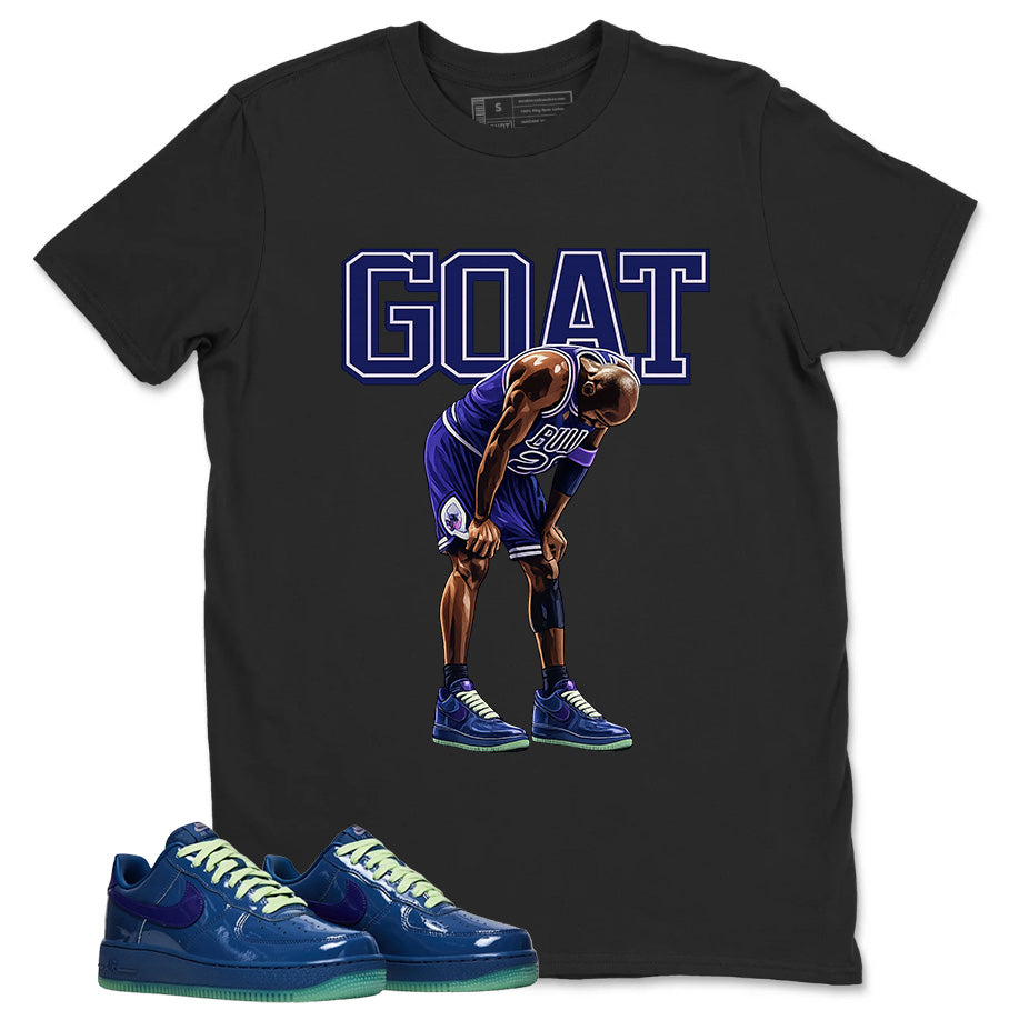 Goat MJ Graphic Tee, Shirt to Match Air Force 1 Mystic Navy, Air Force 1 Unisex Shirt