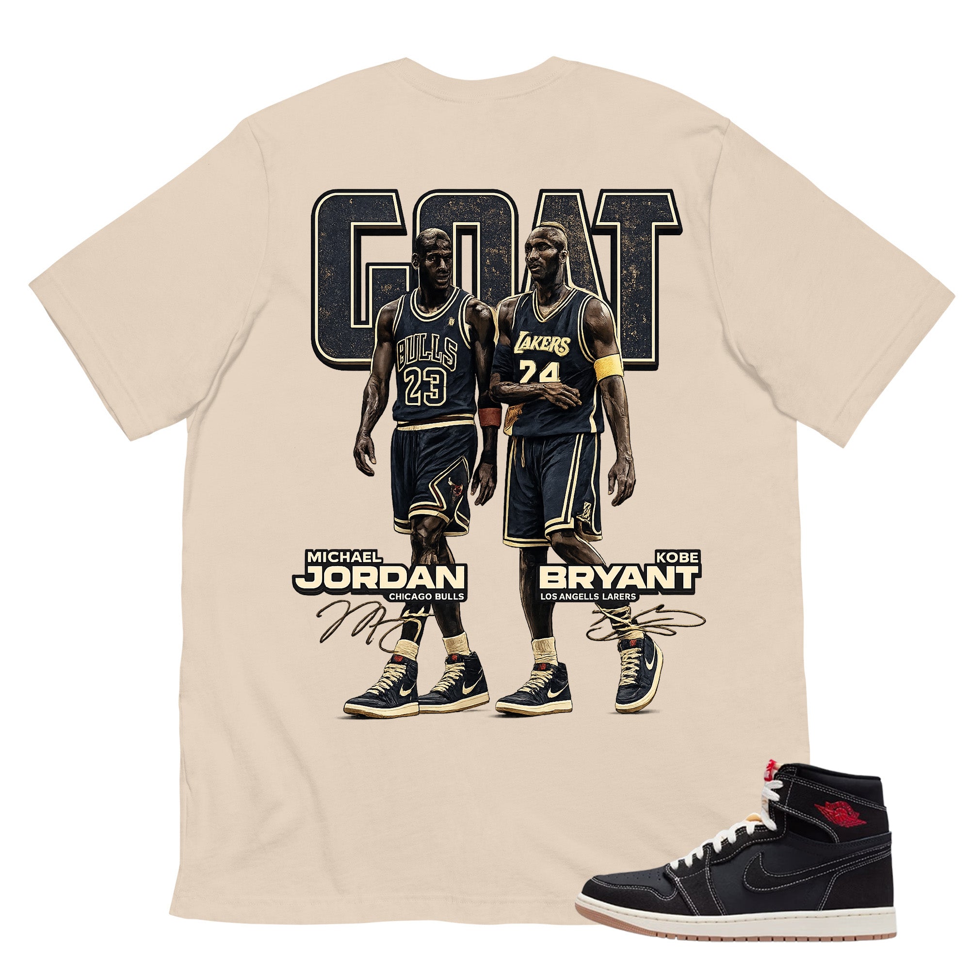 Goat MJ - Kobe Shirt - Match Air Jordan 1 Flight Club