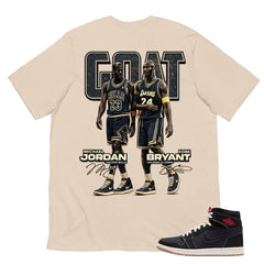 Goat MJ - Kobe Shirt - Match Air Jordan 1 Flight Club