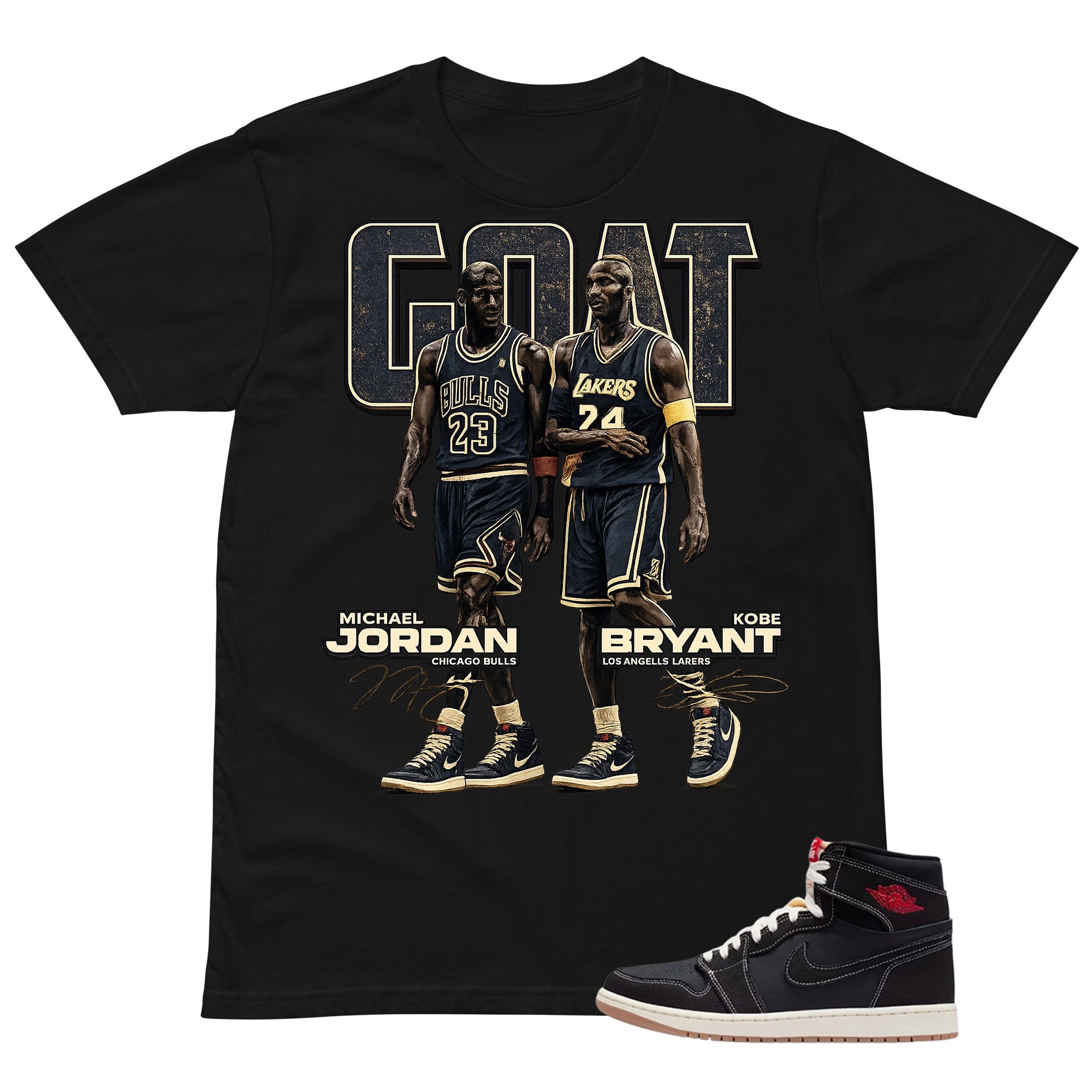 Goat MJ - Kobe Shirt - Match Air Jordan 1 Flight Club