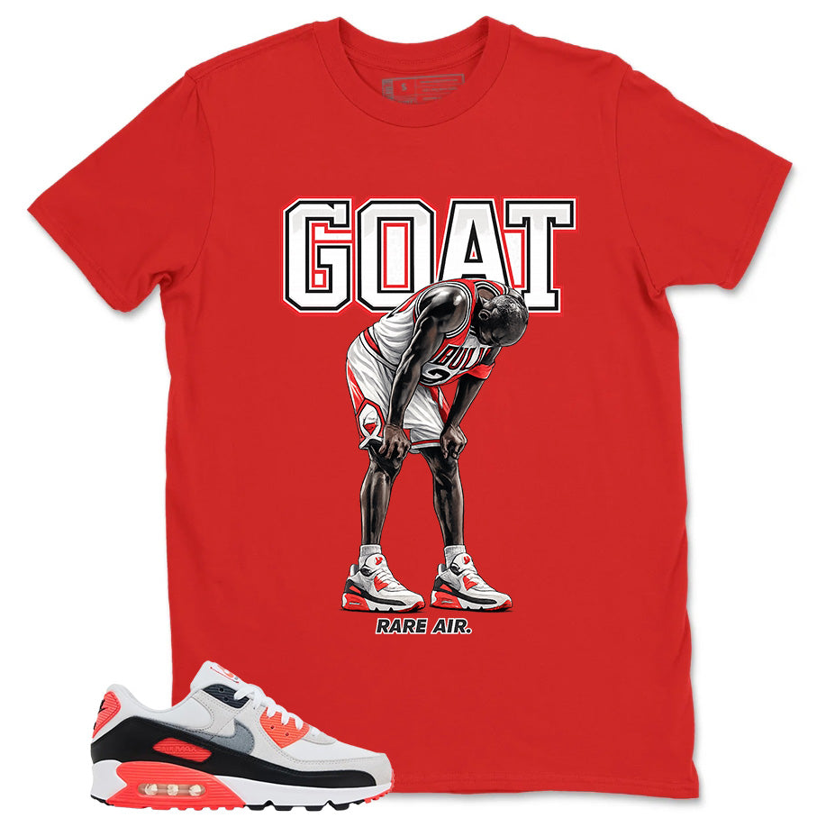 Goat MJ Shirt - Match Air Max 90 Infrared