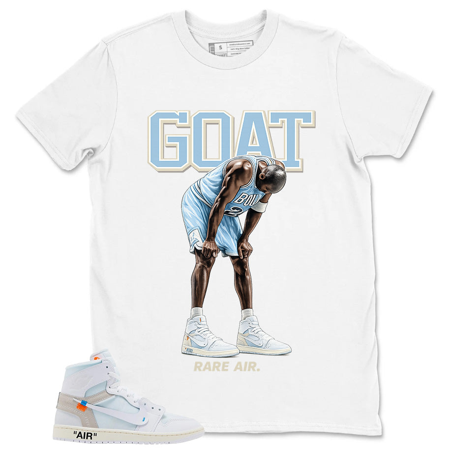 Goat MJ Shirt - Match Virgil Abloh x Air Jordan 1 Alaska