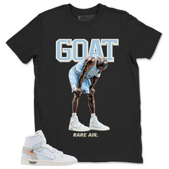 Goat MJ Shirt - Match Virgil Abloh x Air Jordan 1 Alaska
