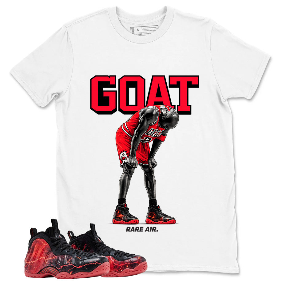 Goat Rare Air Graphic Tee, Shirt to Match Air Foamposite Stranger Things, Air Foamposite Unisex Blue Shirt