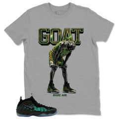 Goat Rare Air Shirt - Match Air Foamposite Pro Pine Green