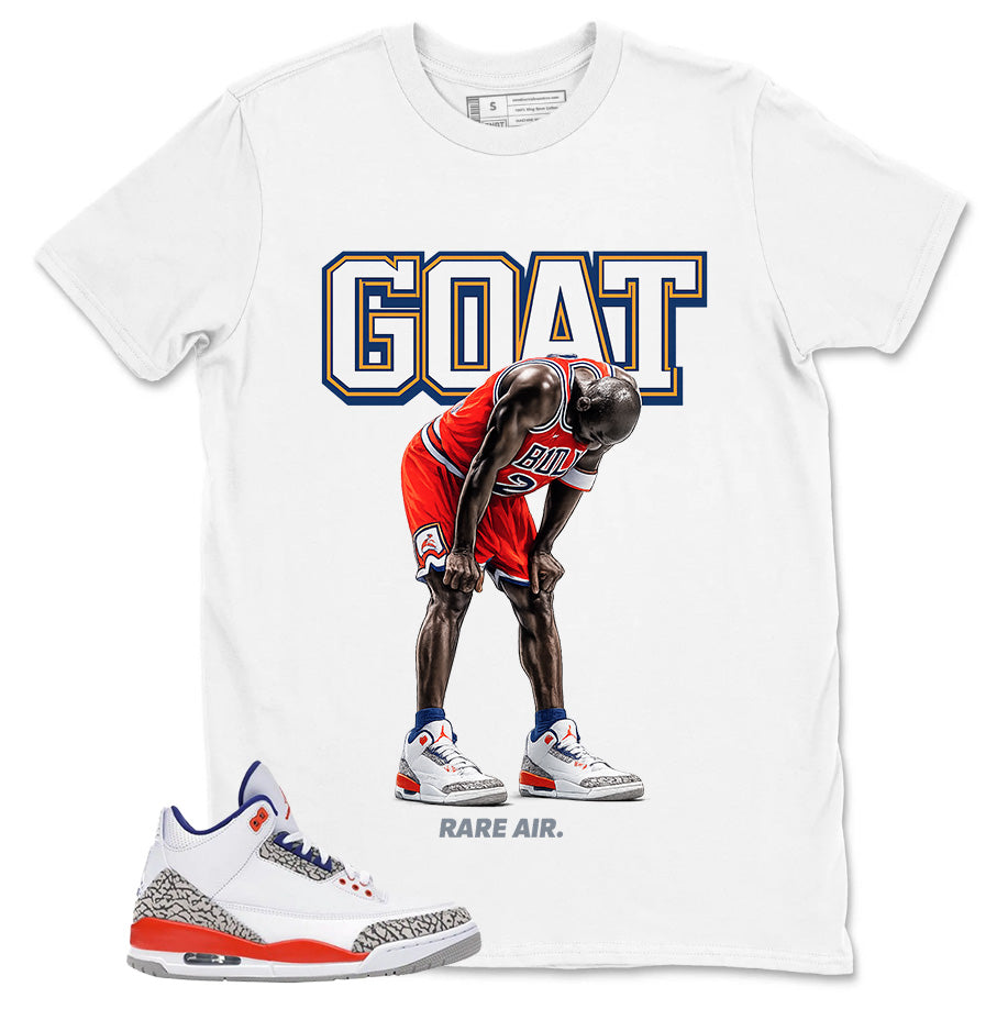 Goat Rare Air Shirt - Match Blue Air Jordan 3 Knicks