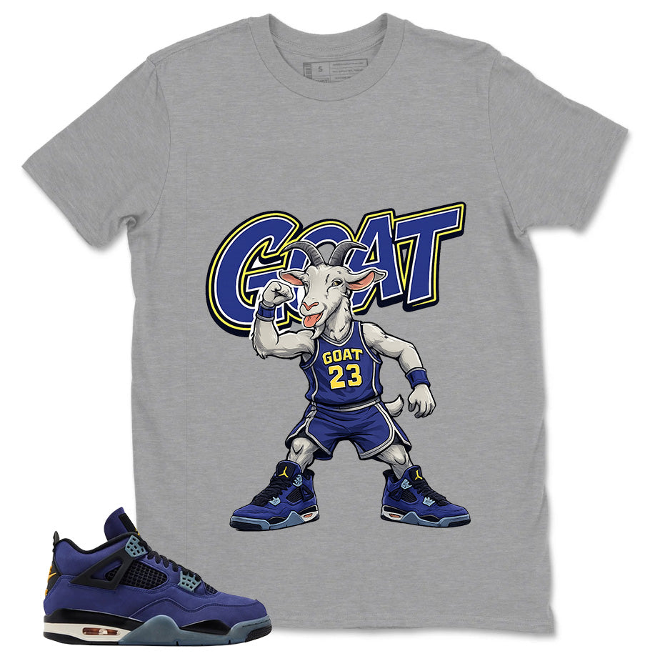 Goat Shirt - Match Air Jordan 4 Retro Lakers