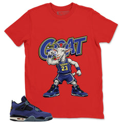 Goat Shirt - Match Air Jordan 4 Retro Lakers