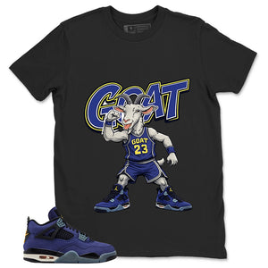 Goat Shirt - Match Air Jordan 4 Retro Lakers