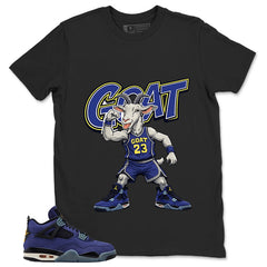 Goat Shirt - Match Air Jordan 4 Retro Lakers