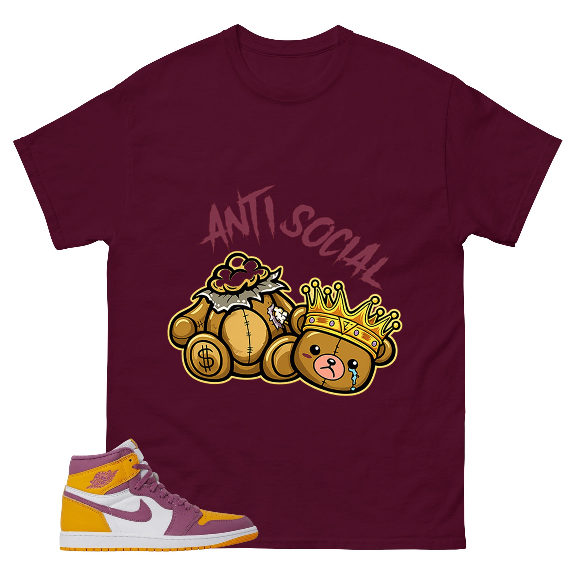 Gold Brotherhood 1s Zadago Shirt Anti Social Graphic