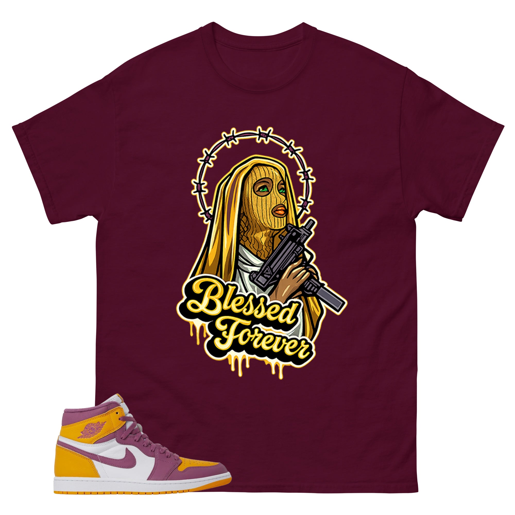 Gold Brotherhood 1s Zadago Shirt Blessed Forever Graphic