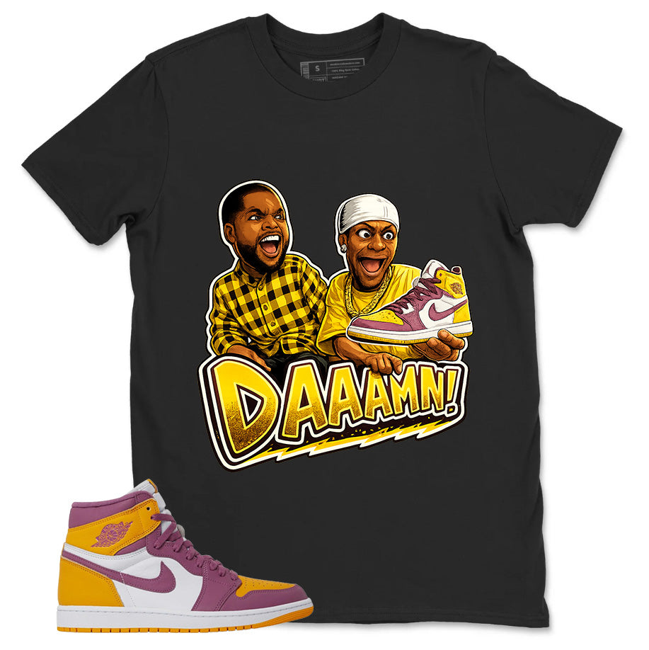 Gold Brotherhood 1s Zadago Shirt Daaamn Sneaker Graphic