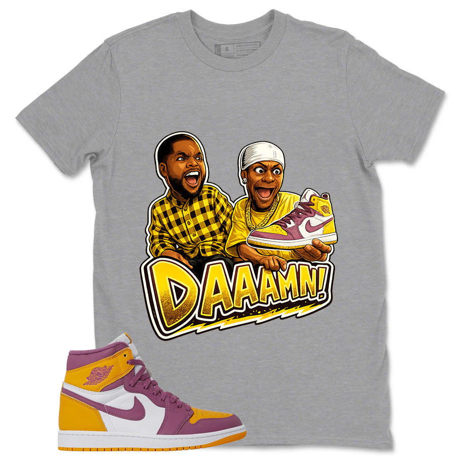 Gold Brotherhood 1s Zadago Shirt Daaamn Sneaker Graphic